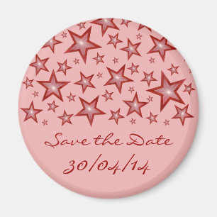imã de geladeira rosa das Estrelas Vermelhas 'Sal