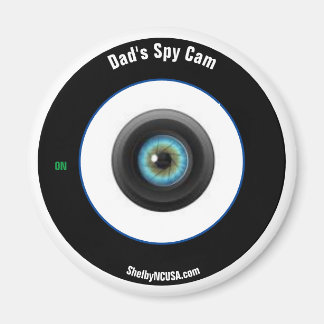 Imã de geladeira Spy Cam do pai