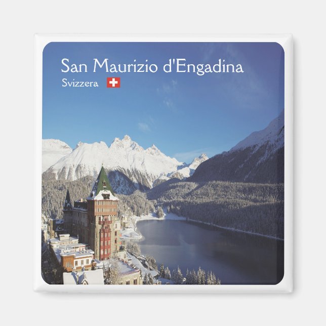 imã de geladeira suíça z zCH018 SAN MAURIZIO D'ENG (Frente)