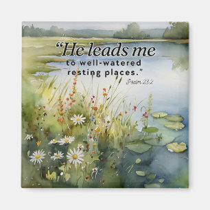 Imã de geladeira Versa Da bíblia - Salms 23