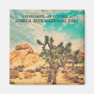 Imã de geladeira Vintage Joshua Tree