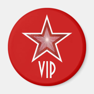 imã de geladeira 'VIP' da Estrela Vermelha, verme
