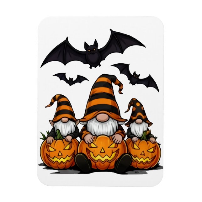 Ímã de Gnome de Halloween (Vertical)