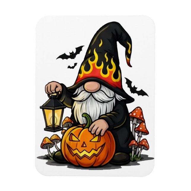 Ímã de Gnome de Halloween (Vertical)