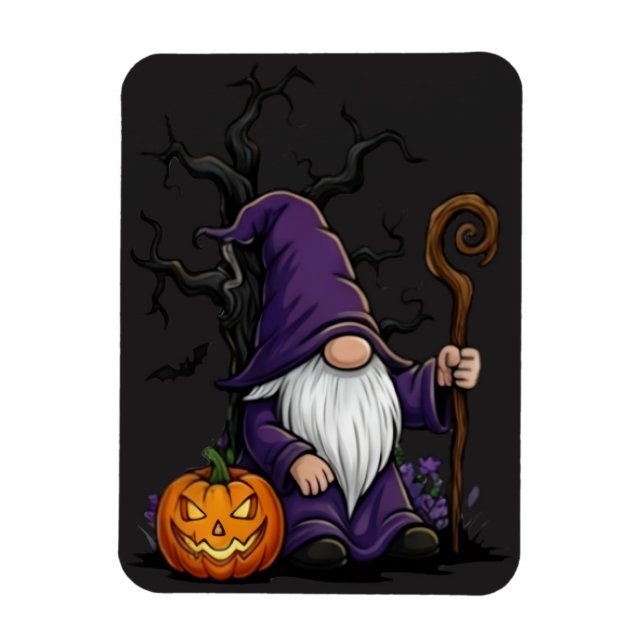 Ímã de Gnome de Halloween (Vertical)