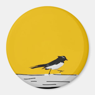 Imã De "ímã do Wagtail Willy" (amarelo)