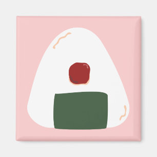 Imã De "ímã quadrado do ~Pink ver.~ do ♥ Onigiri"