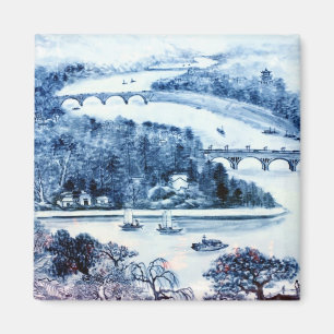 imã de imagem de porcelana chinês vintage