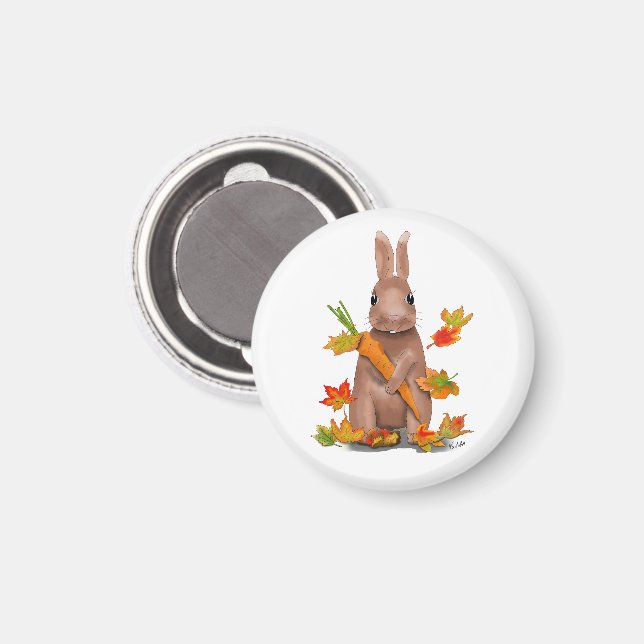 Imã DE Magnet Hase im Herbst (Front/Back)