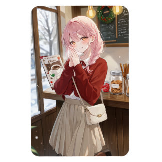 Ímã de Menina de Anime