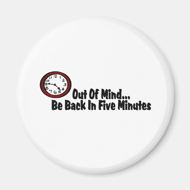 Imã De Mente, Volte Em Cinco Minutos (Frente)