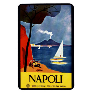 Ímã de Napoli Nápoles Italia do vintage