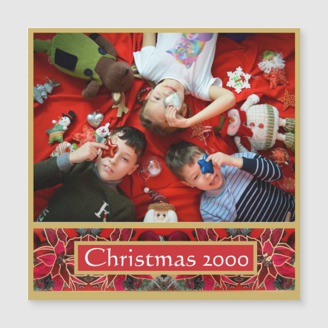 Ímã de Natal Oh Venha Vamos (Frente)