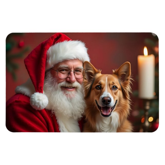 Ímã de Natal Papai Noel (Horizontal)