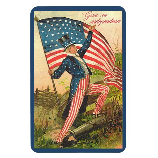 Ímã Dê-nos independência (Vertical)