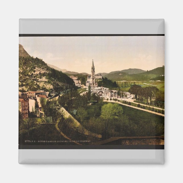 Imã De Notre Dame de Lourdes, Lourdes, Pirenéus, Fra (Frente)