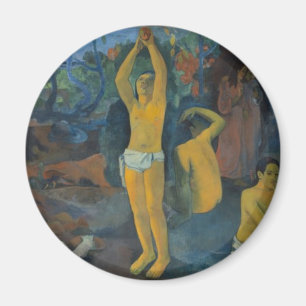 Imã 'De Onde Vimos?' - Botão Paul Gauguin