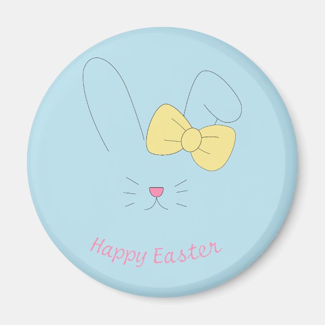 Imã de páscoa Happy Easter (Frente)