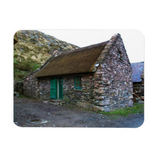 Ímã de pedra irlandês Thatched de Flexi da casa