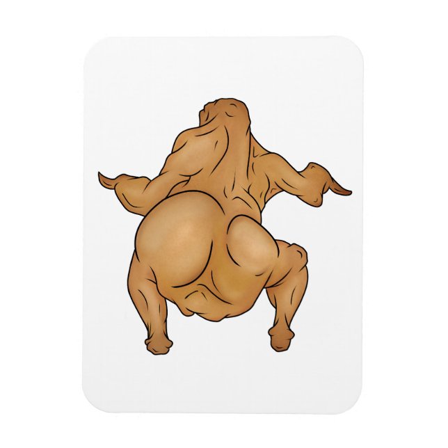 Ímã de Peru Twerkey de Ação de Graças (Vertical)