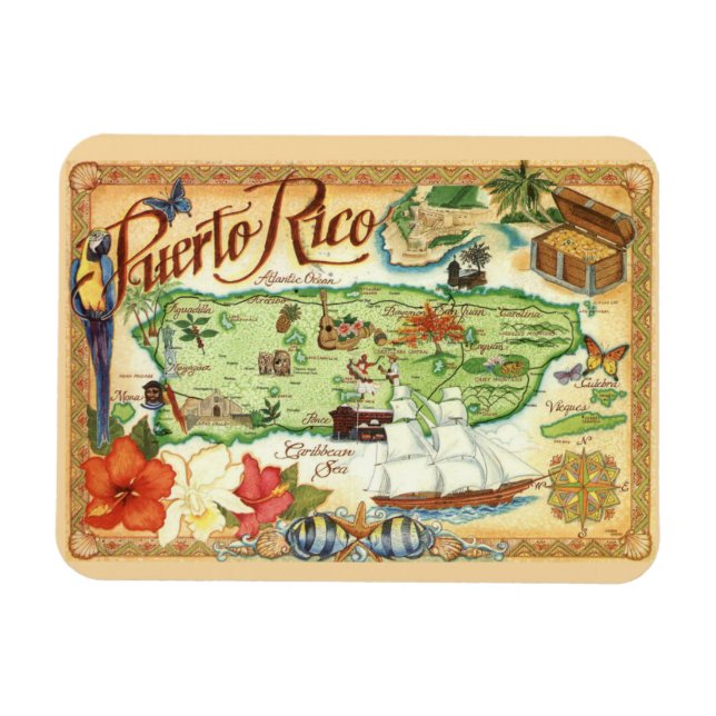 Ímã de Porto Rico (Horizontal)