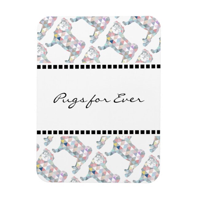 Ímã de Pug (Vertical)