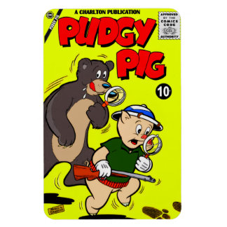 Ímã de Quadrinhos do PORCO PUDGY Clássico