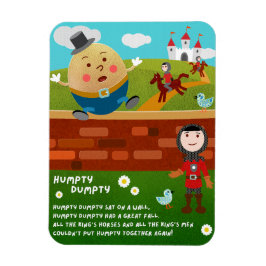 Ímã de Rima Infantil Humpty Dumpty