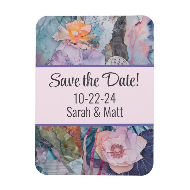 Ímã de salvar a data (Vertical)