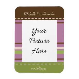 Ímã de Save-the-Date de Casamento Country Garden