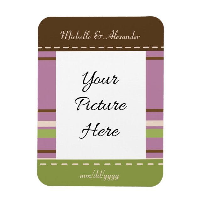 Ímã de Save-the-Date de Casamento Country Garden (Vertical)