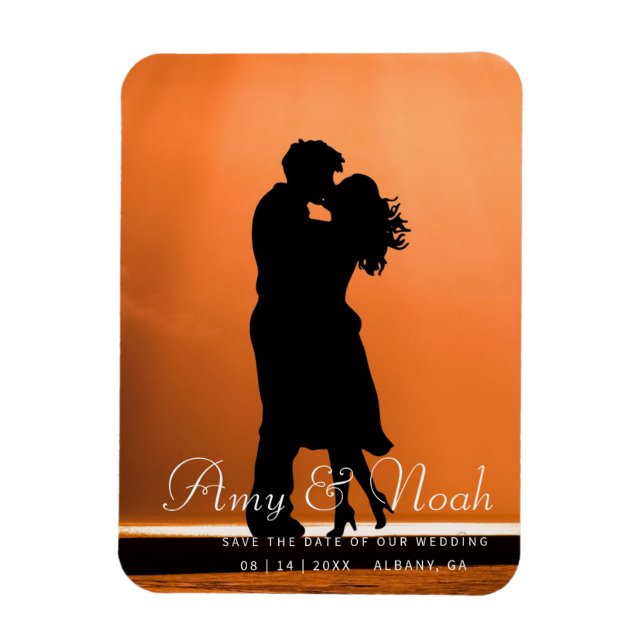 Ímã de Save The Date DIY - Foto Personalizada (Vertical)