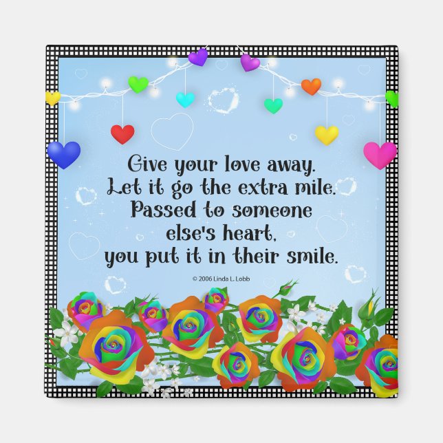 Imã Dê seu amor ao seu ímã (Frente)