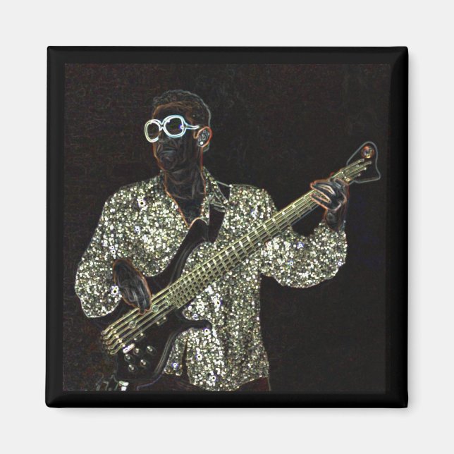 imã de som de cara de baixo guitarra (Frente)