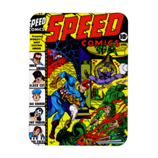 Ímã de SPEED Comics dos anos 40