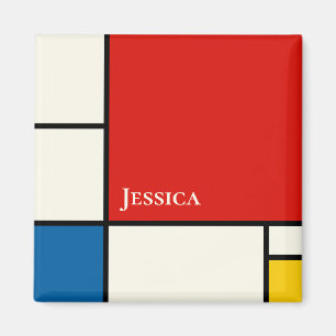 Imã De Stijl Inspirou o Monograma dos Quadrados Primár