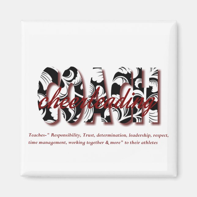 imã de treinador floral (Frente)