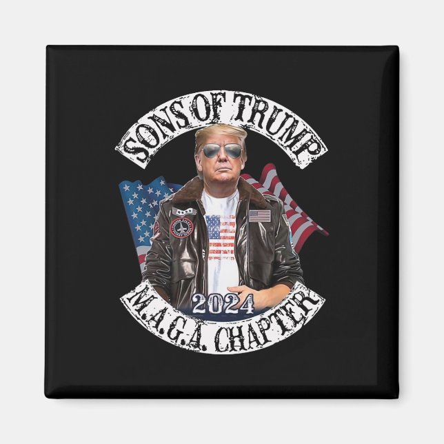 Imã De Trump Maga Capítulo 2024 (Frente)