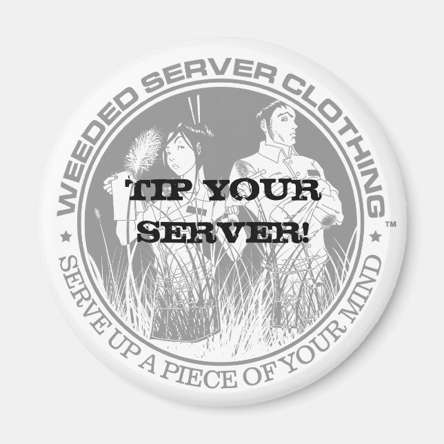 Imã DÊ UMA DICADA NO SEU SERVIDOR! MAGNET - Personaliz (Frente)