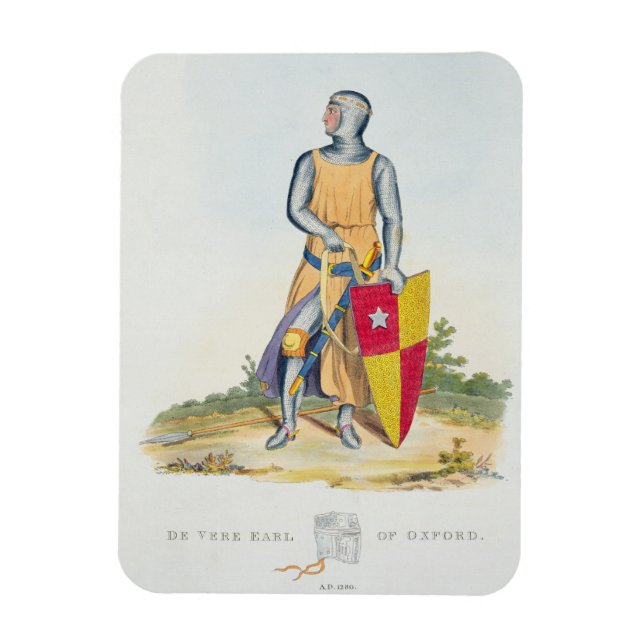 Ímã De Vere, Conde de Oxford, 1280, de 'Antigo Armou' (Vertical)