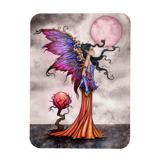 Ímã de Vinil Fada Fantasia Fae Abigail (Vertical)