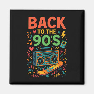 Imã De Volta À Antiga Escola Da Vintage Retro Dos Anos