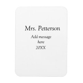 Ímã De volta à apreciação dos professores da escola, a