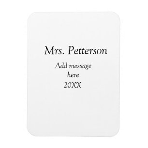 Ímã De volta à apreciação dos professores da escola, a