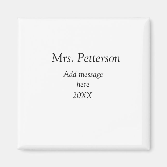 Imã De volta à apreciação dos professores da escola, a (Frente)