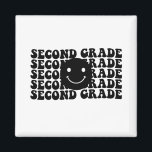 Imã De volta à escola, professor do segundo grau<br><div class="desc">Camisa Do Segundo Grau,  Camisa De Professores Do Segundo Grau,  Camisa De Professores Do segundo,  Camisa De Professores De Grau 2,  Presente De Professora Do Segundo Grau,  Camisetas Do segundo</div>