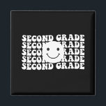 Imã De volta à escola, professor do segundo grau<br><div class="desc">Camisa Do Segundo Grau,  Camisa De Professores Do Segundo Grau,  Camisa De Professores Do segundo,  Camisa De Professores De Grau 2,  Presente De Professora Do Segundo Grau,  Camisetas Do segundo</div>