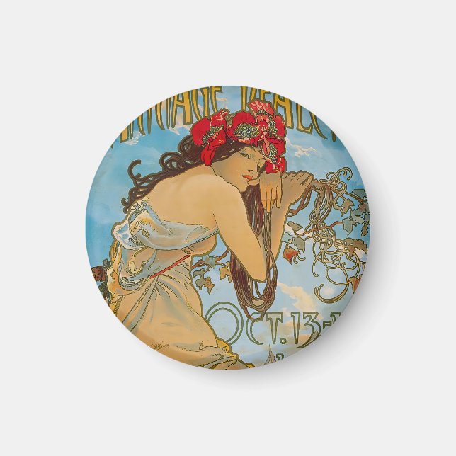 Imã Dealers de carruagem por Alphonse Mucha (1902) (Frente)