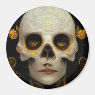 Imã Death Mask Fantasy Sci-Fi Art