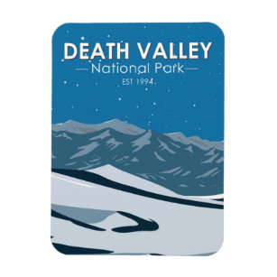 Ímã Death Valley National Park Night Sky Vintage